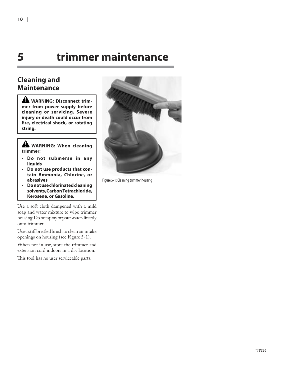 5trimmer maintenance, Cleaning and maintenance | Remington ST3010A User Manual | Page 14 / 52