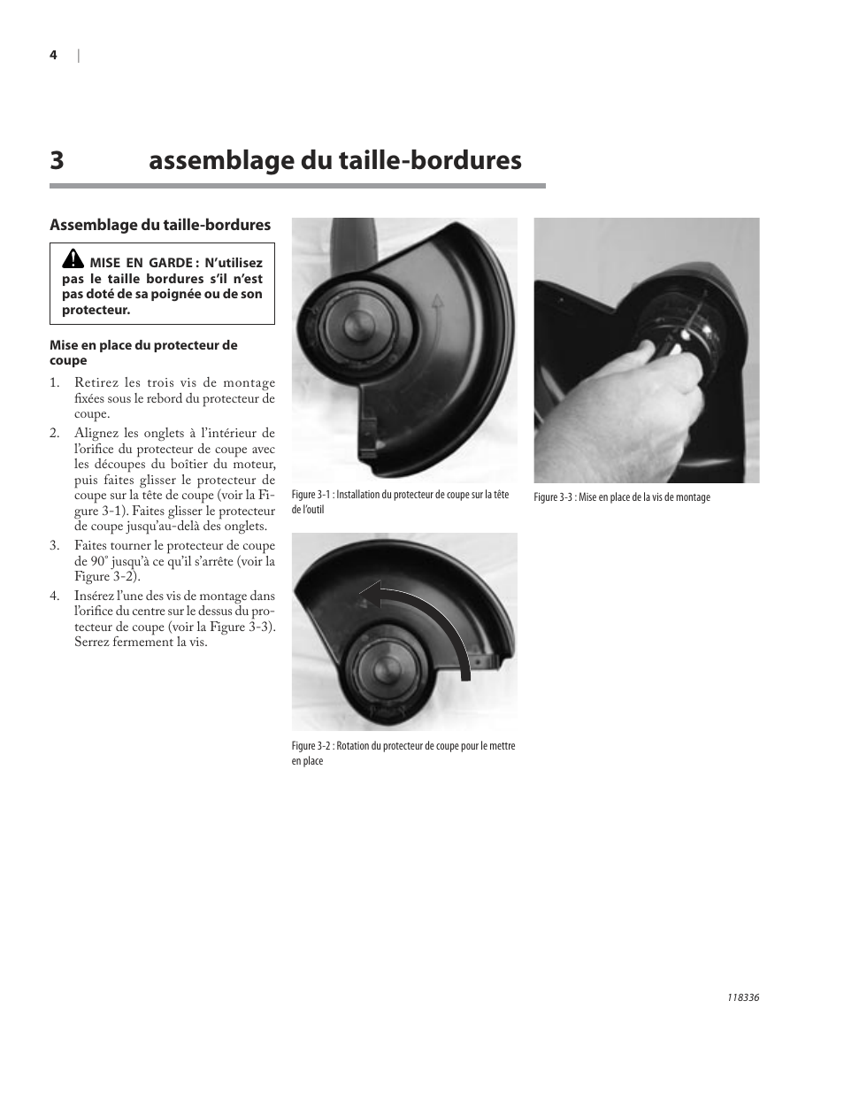 3assemblage du taille-bordures | Remington ST3010A User Manual | Page 42 / 52