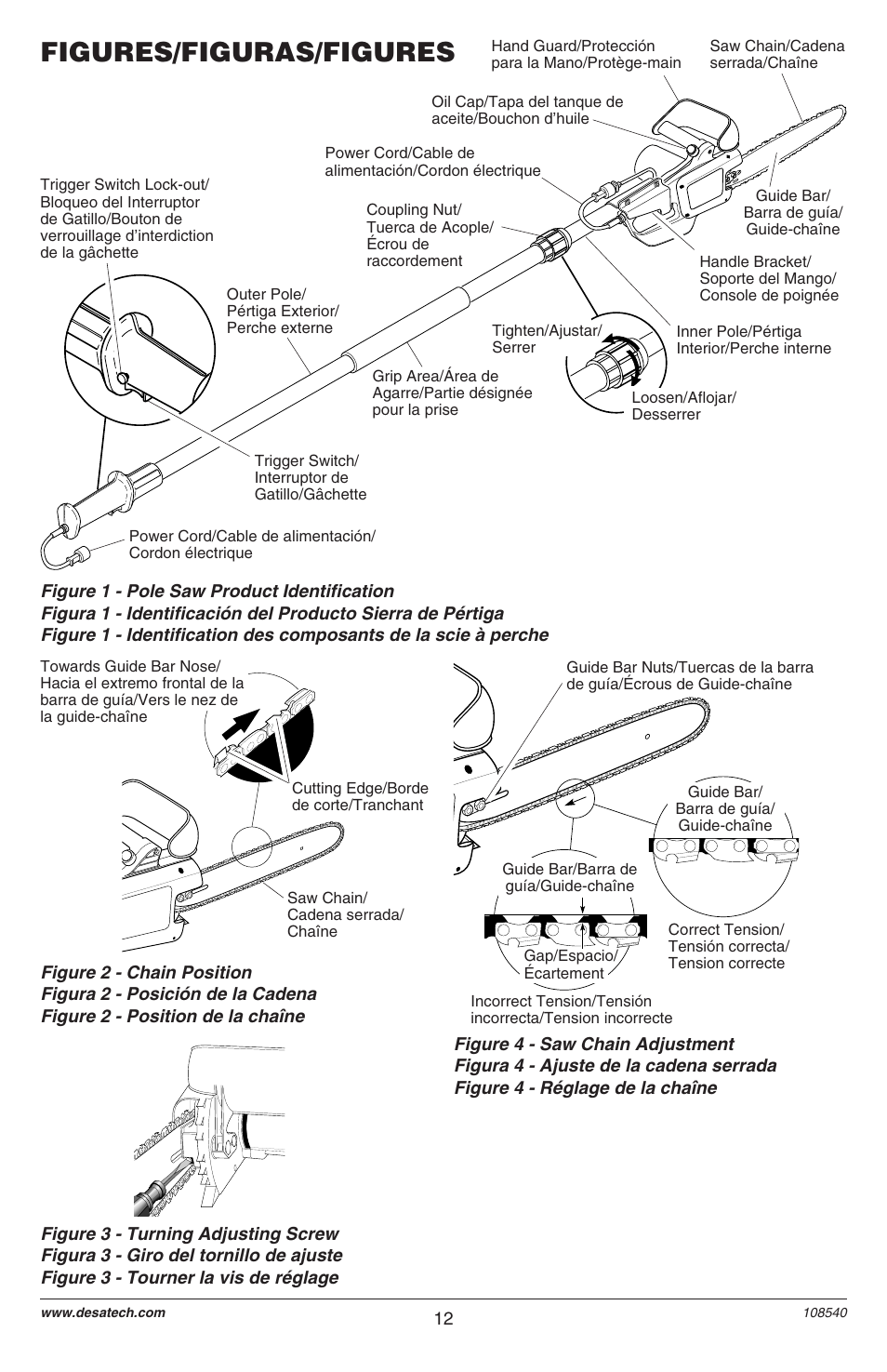 Figures/figuras/figures | Remington 106821 User Manual | Page 12 / 28