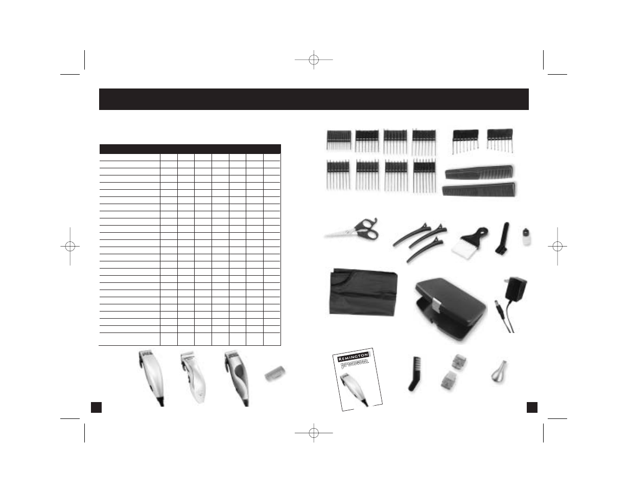 Características del producto | Remington HC-810 User Manual | Page 9 / 19