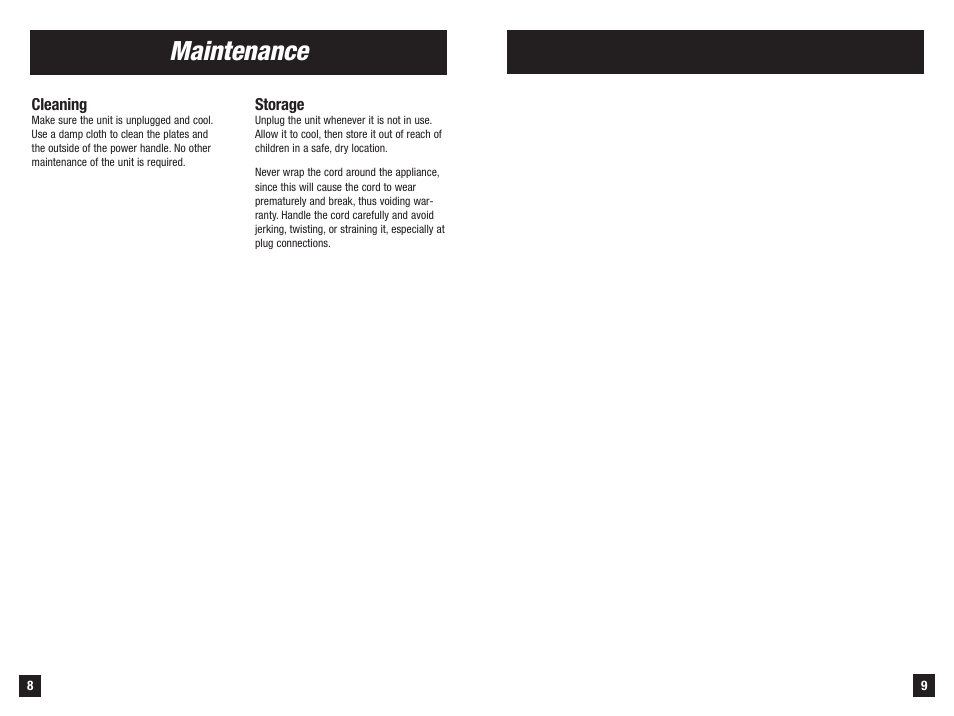 Maintenance | Remington S-1006 User Manual | Page 5 / 7