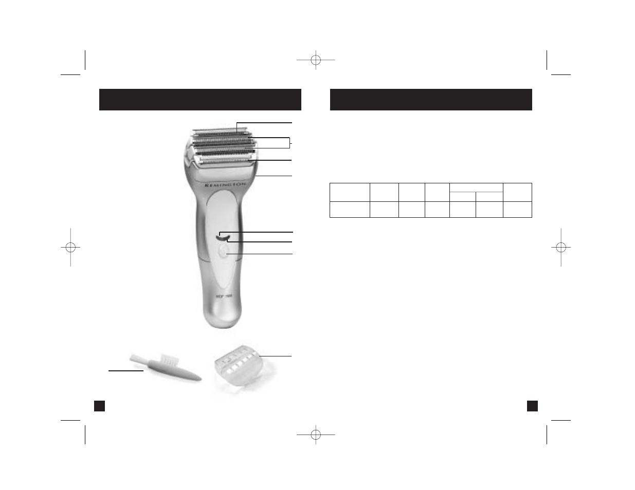 Product features, Smooth&silky | Remington shaver User Manual | Page 3 / 8