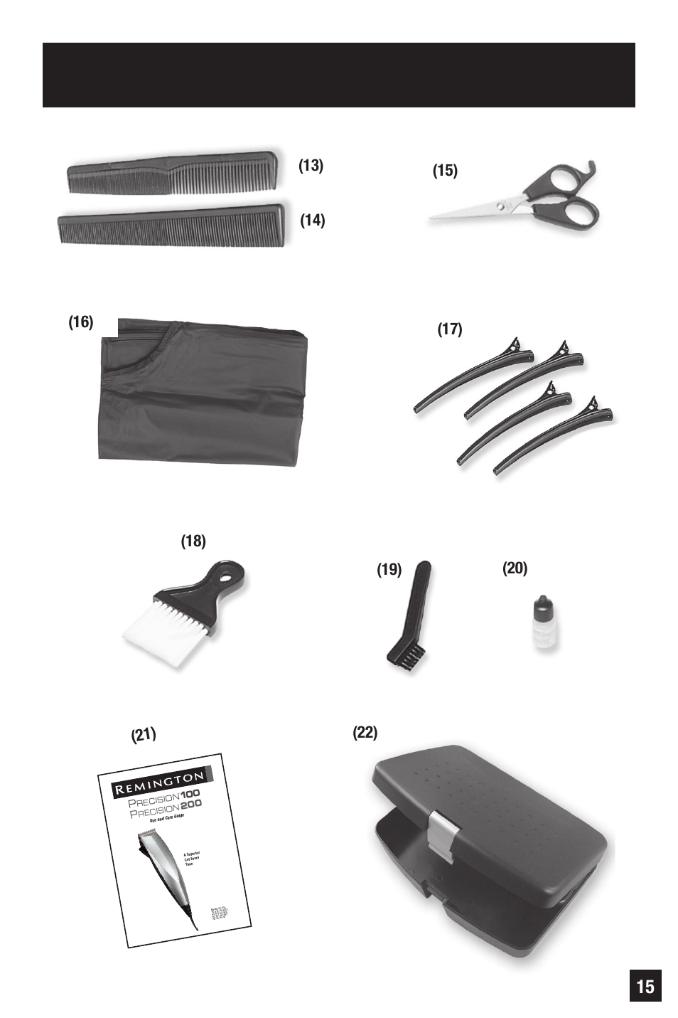 Remington HC-921 User Manual | Page 15 / 32
