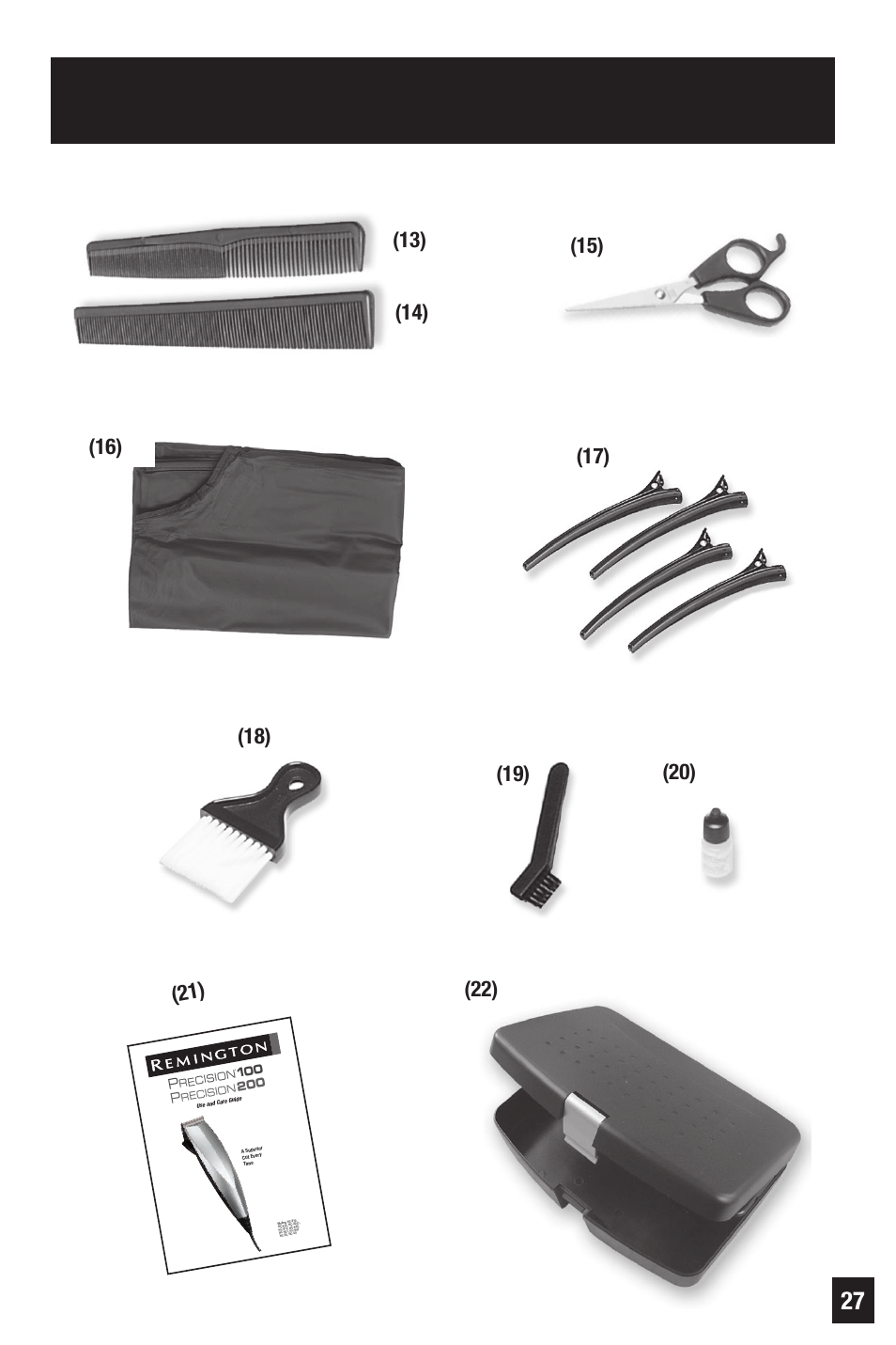 Remington HC-921 User Manual | Page 27 / 32