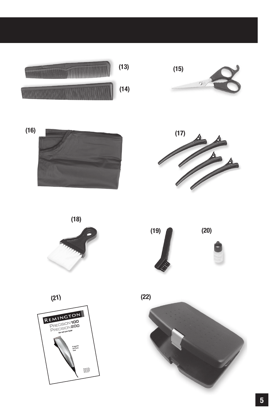 Product features | Remington HC-921 User Manual | Page 5 / 32