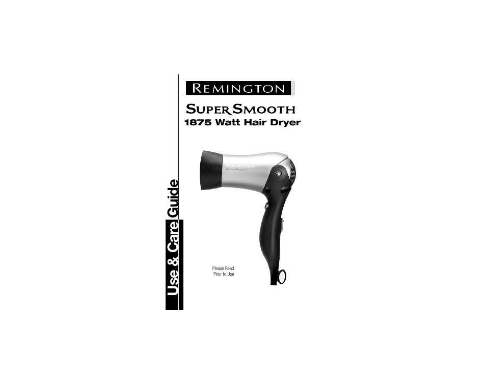 Remington DS-1000 User Manual | 6 pages