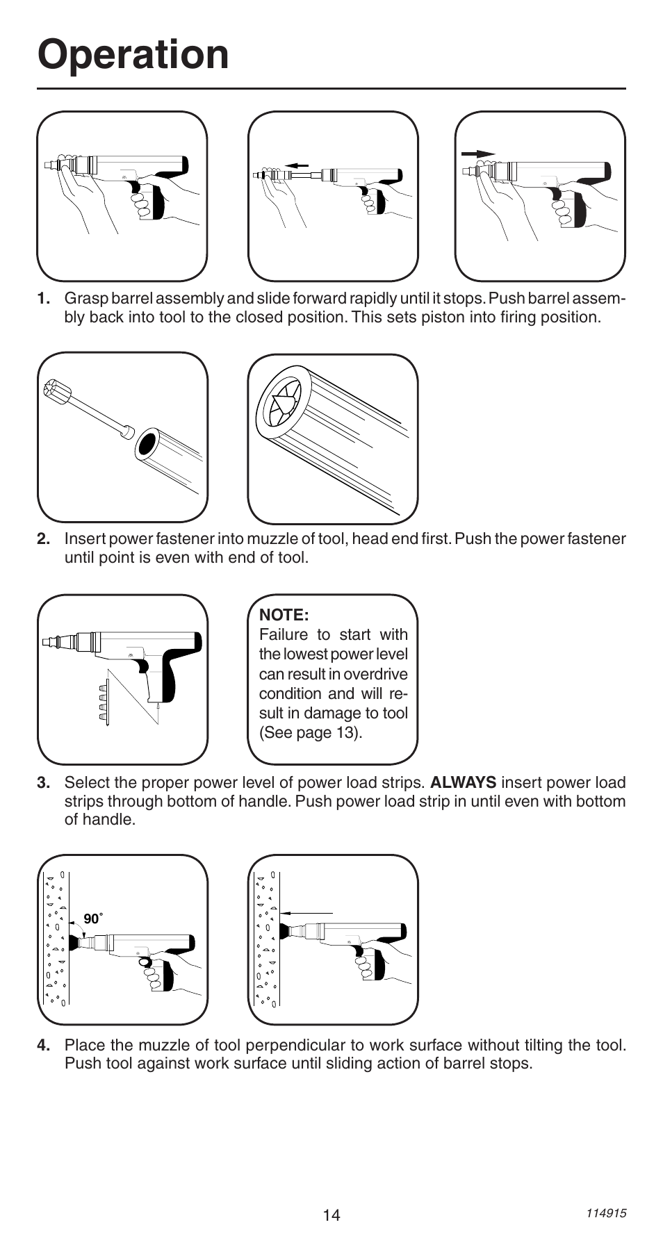 Operation | Remington 498 User Manual | Page 14 / 88