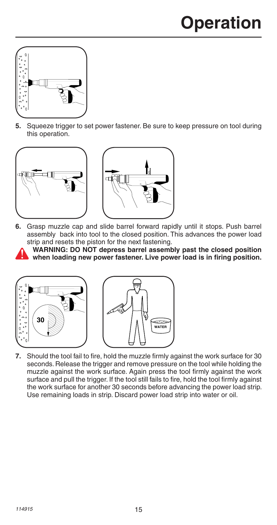 Operation | Remington 498 User Manual | Page 15 / 88
