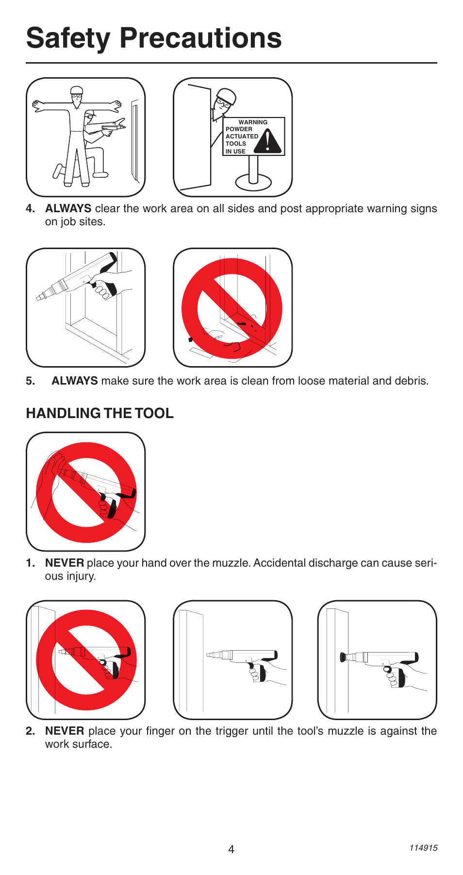 Safety precautions | Remington 498 User Manual | Page 4 / 88