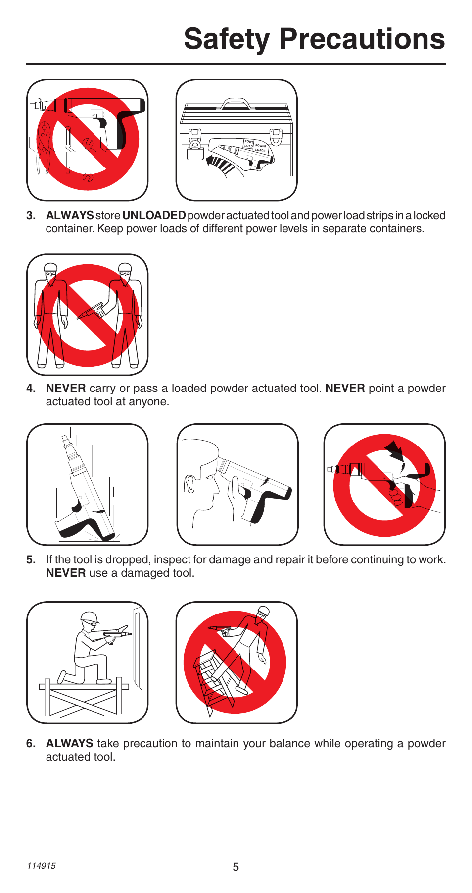 Safety precautions | Remington 498 User Manual | Page 5 / 88