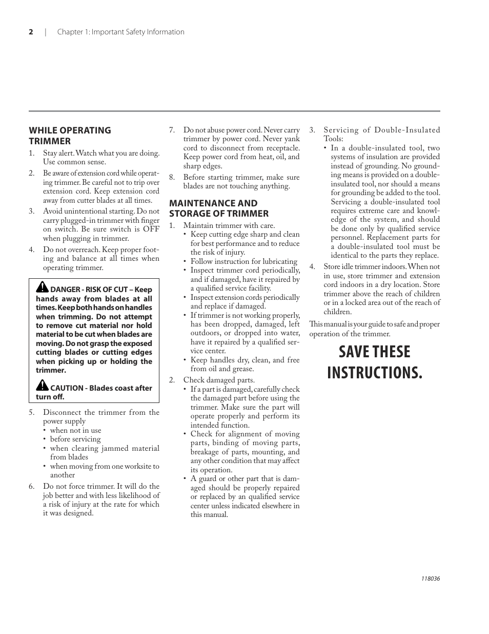 Save these instructions | Remington HT3218A User Manual | Page 6 / 40