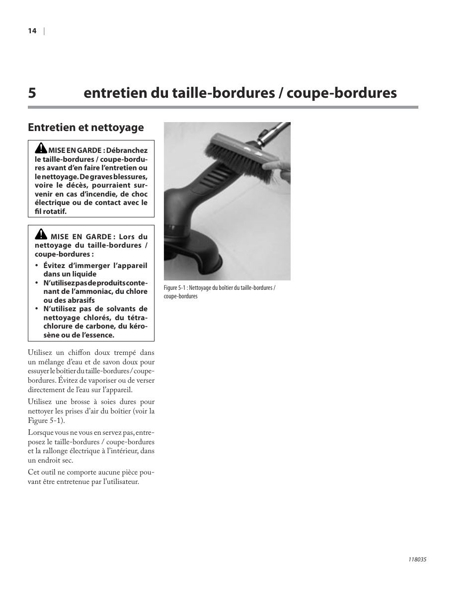 5entretien du taille-bordures / coupe-bordures, Entretien et nettoyage | Remington ST3812B User Manual | Page 60 / 64