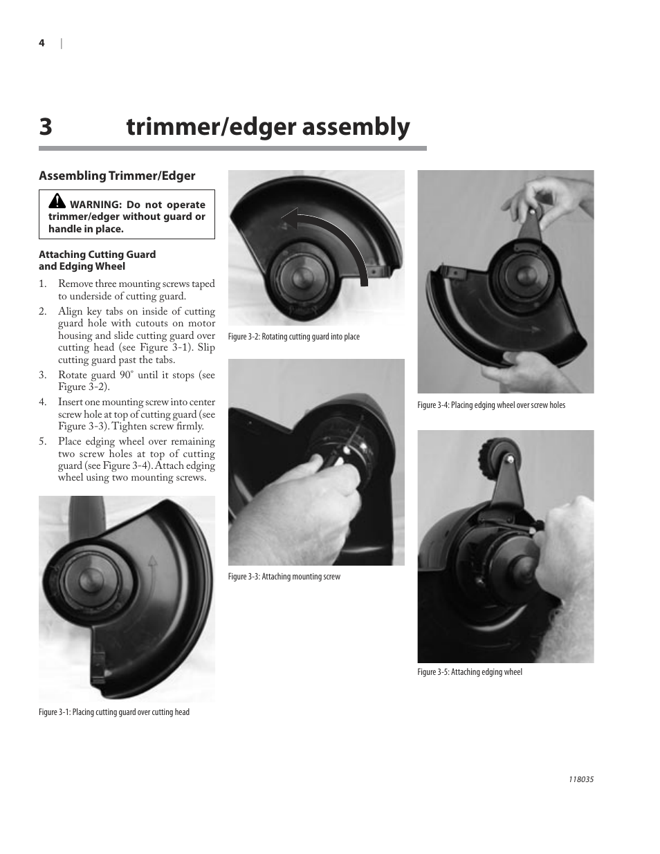 3trimmer/edger assembly | Remington ST3812B User Manual | Page 8 / 64
