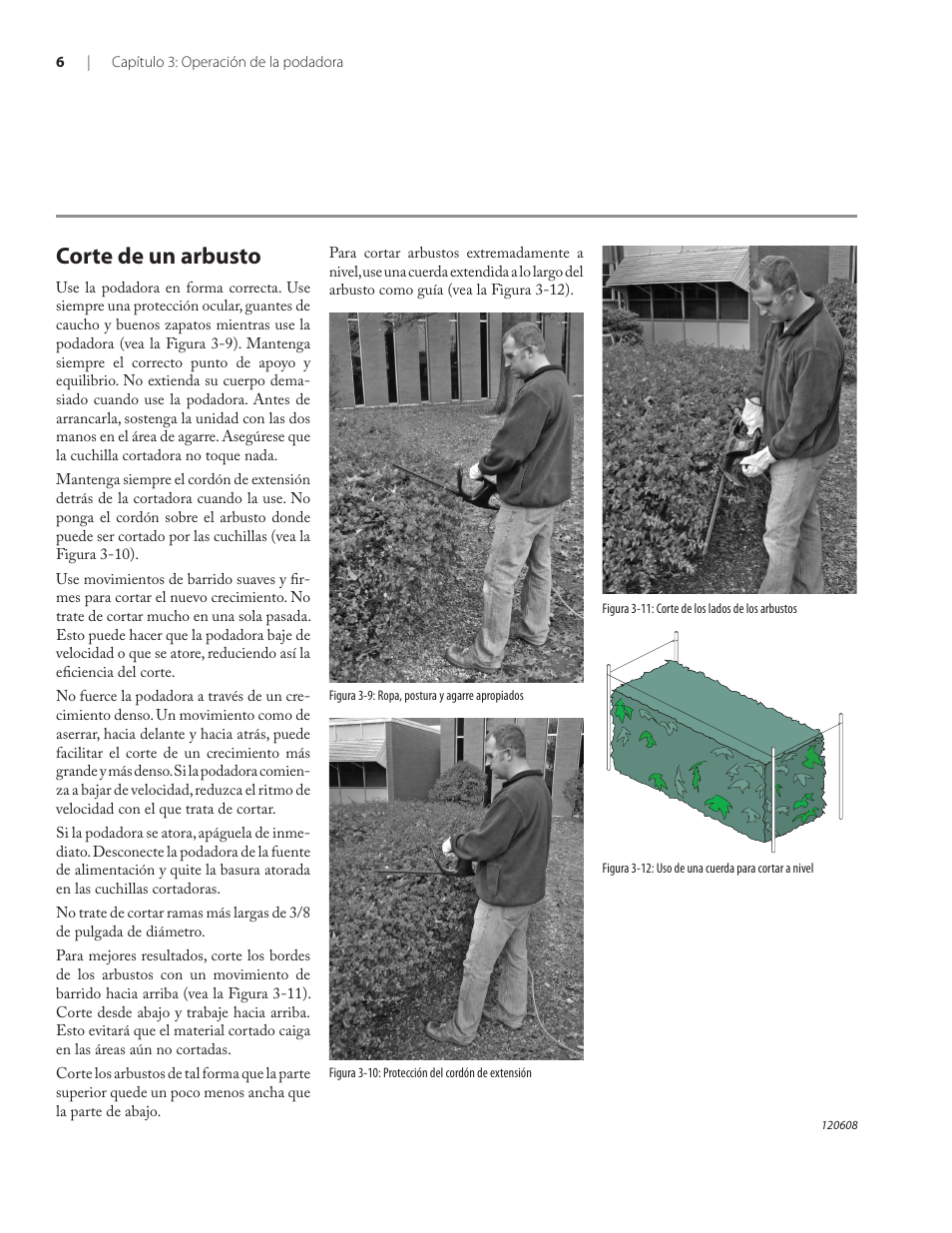 Corte de un arbusto | Remington HT2216A User Manual | Page 24 / 40