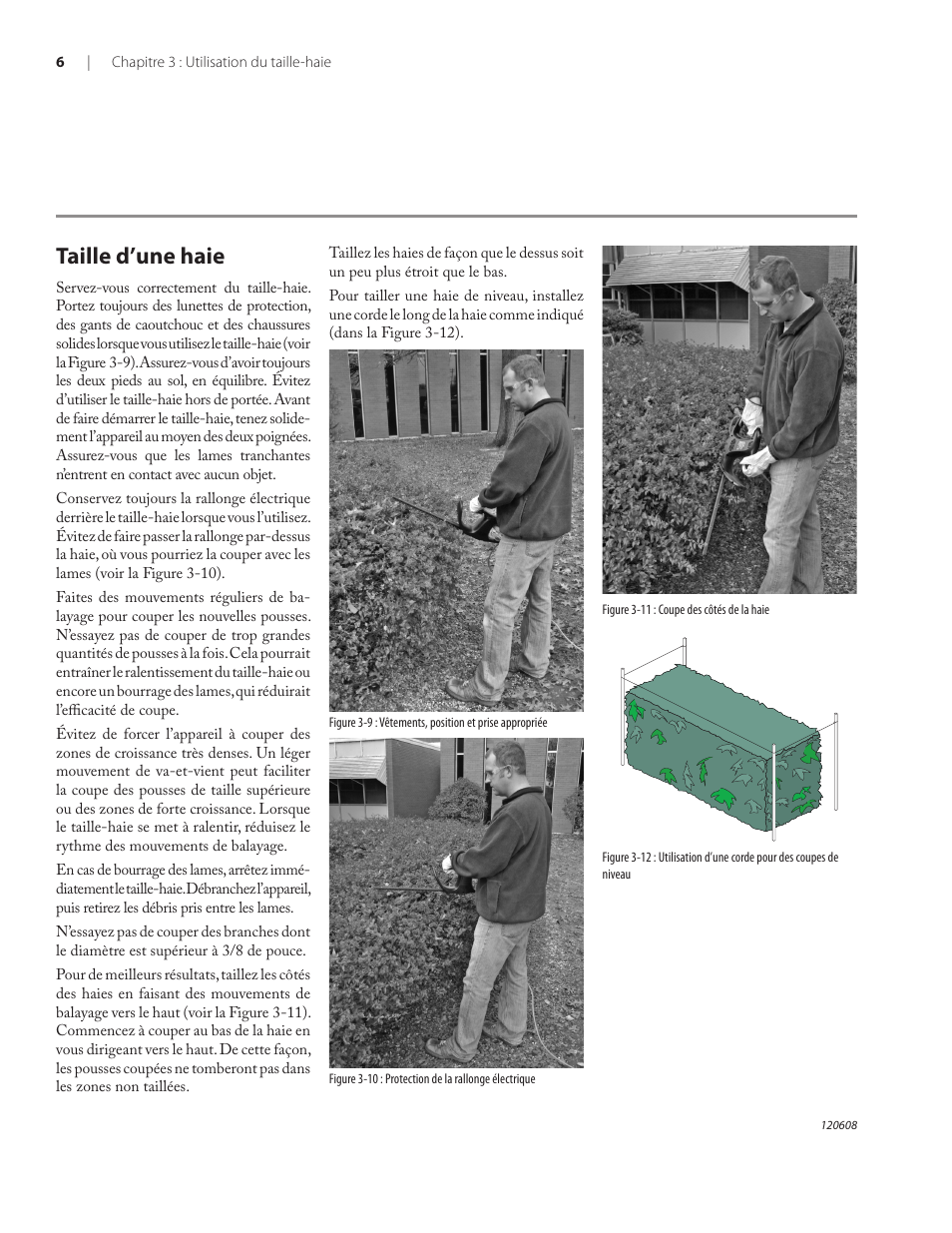 Taille d’une haie | Remington HT2216A User Manual | Page 37 / 40