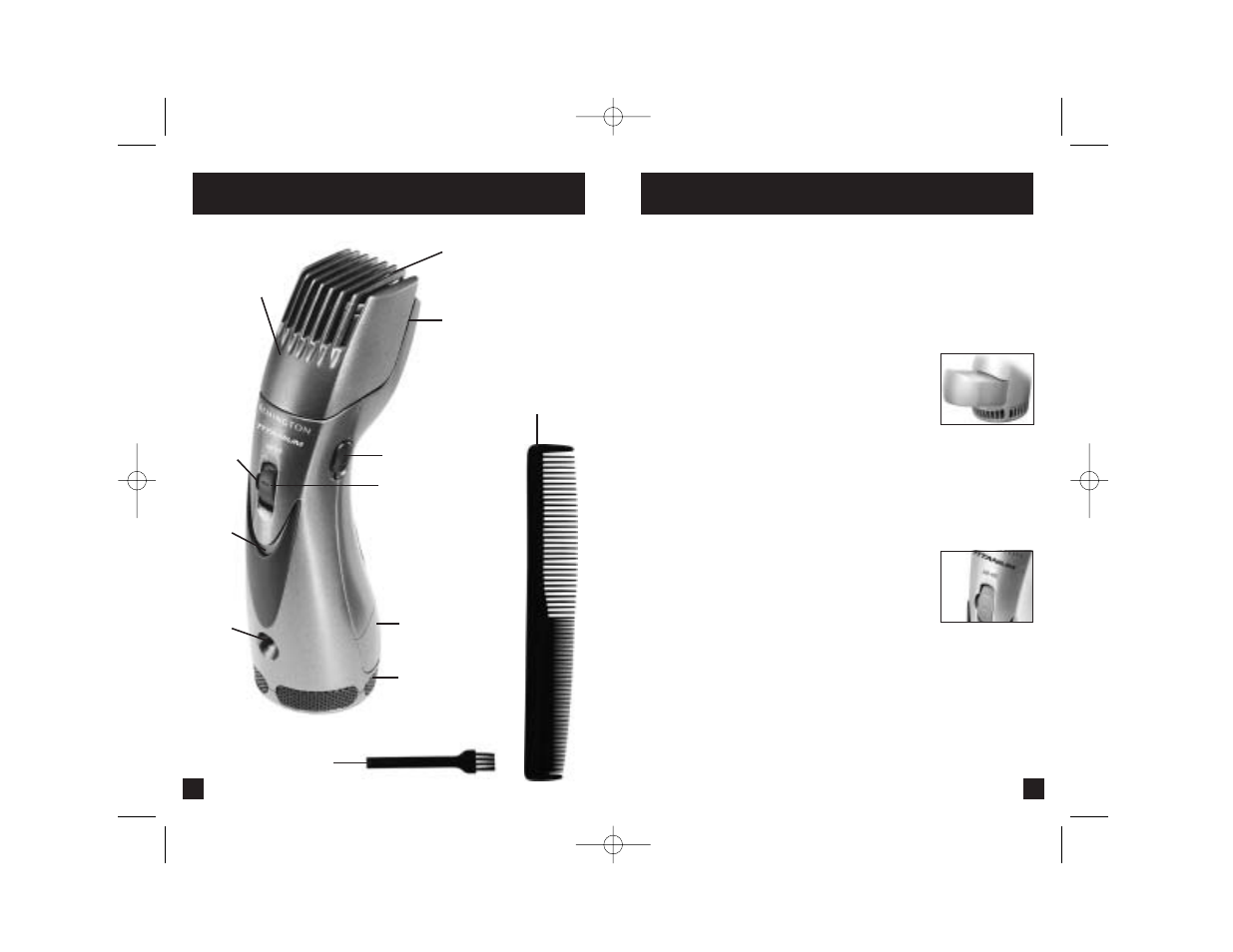 Product features, Before using your trimmer, Vacuumtrim™ features | Remington MB-400 User Manual | Page 3 / 19