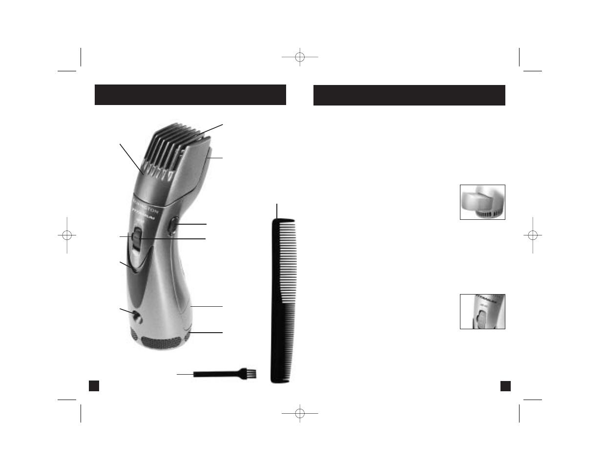 Características del producto, Antes de usar su recortadora, Características de la vacuumtrim | Remington MB-400 User Manual | Page 9 / 19