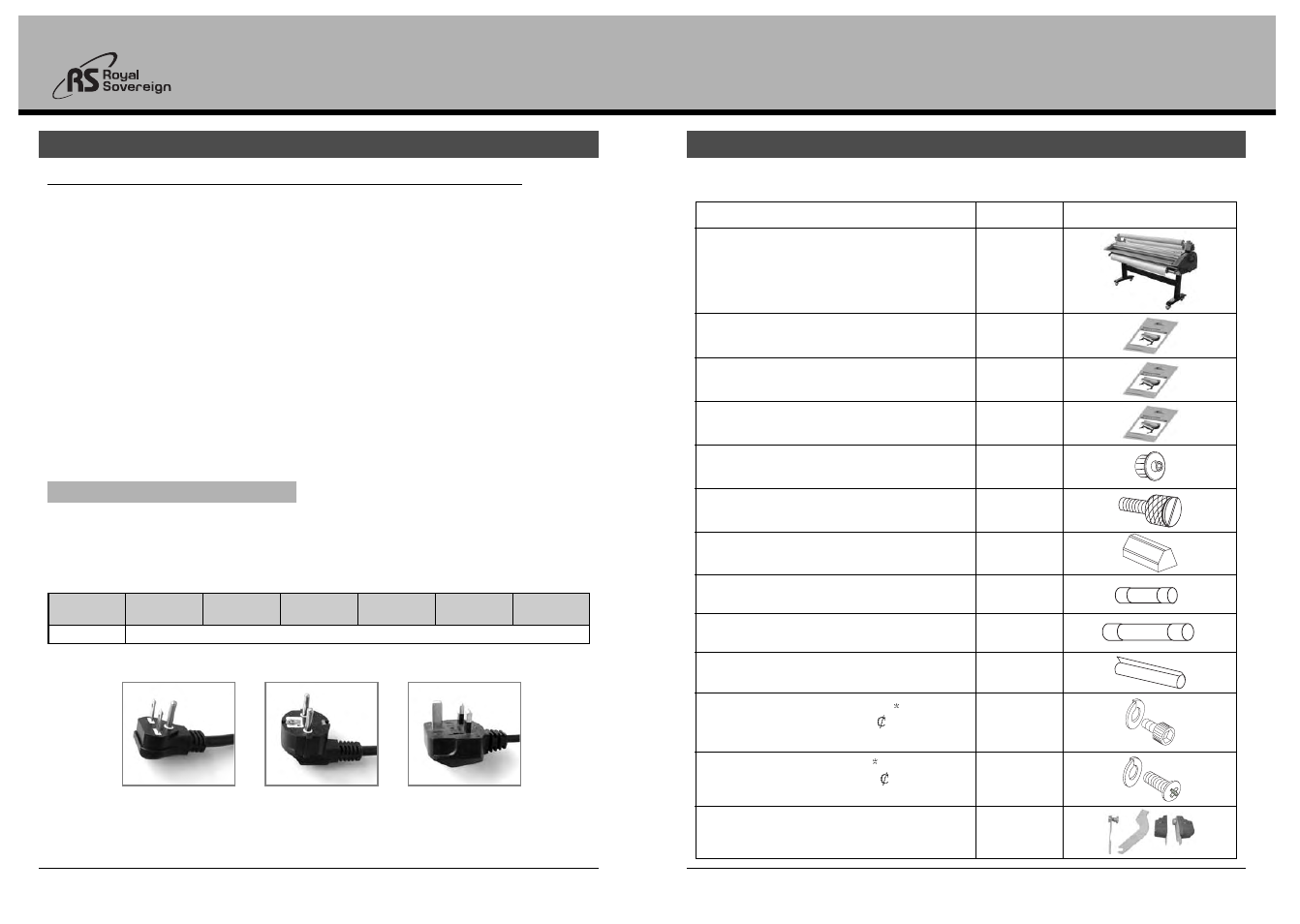 Royal Sovereign RSH-1650 User Manual | Page 3 / 10