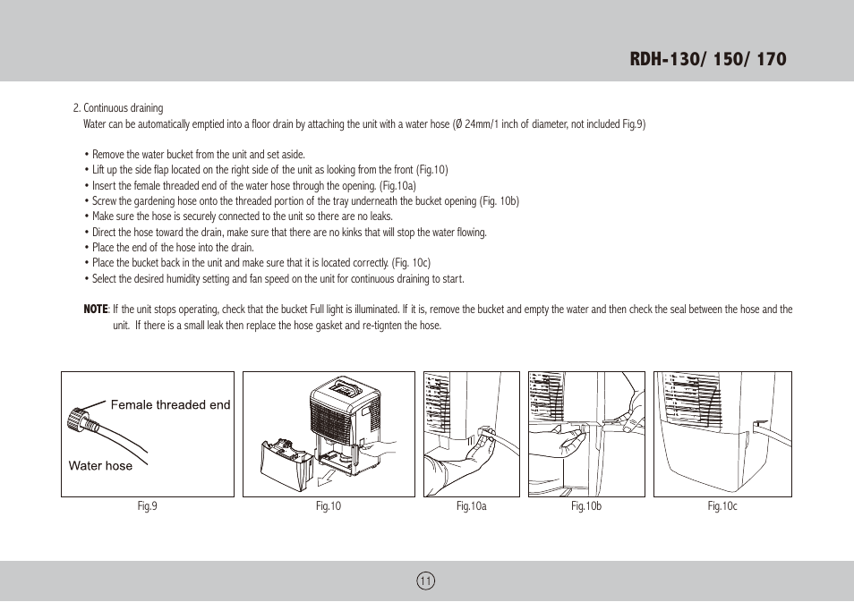 Royal Sovereign RDH-130 User Manual | Page 11 / 48