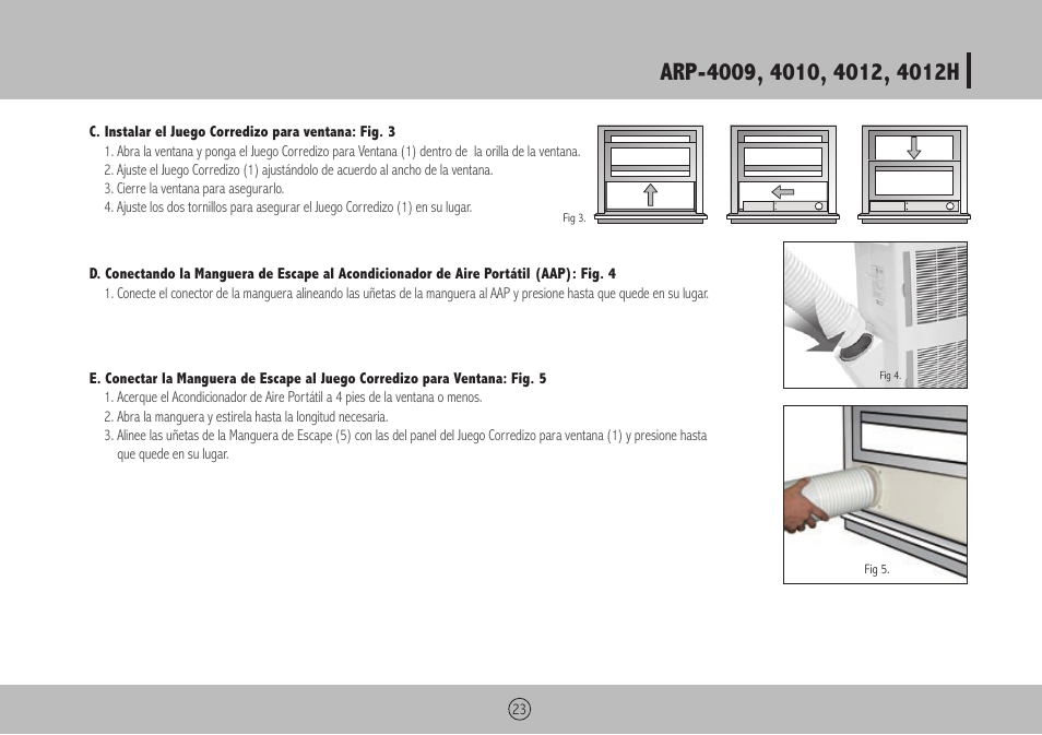 Royal Sovereign ARP-4009 User Manual | Page 23 / 48