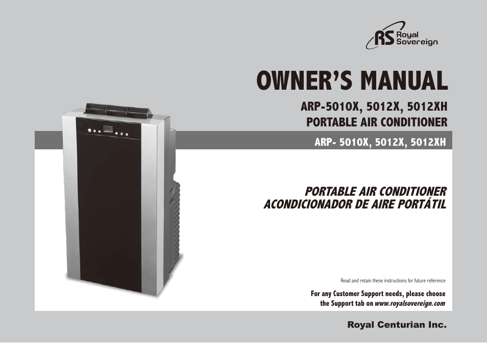 Royal Sovereign ARP-5010X User Manual | 32 pages