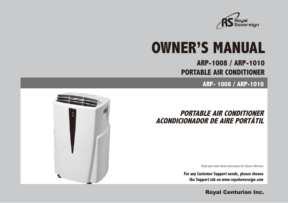 Royal Sovereign ARP-1010 User Manual | 32 pages