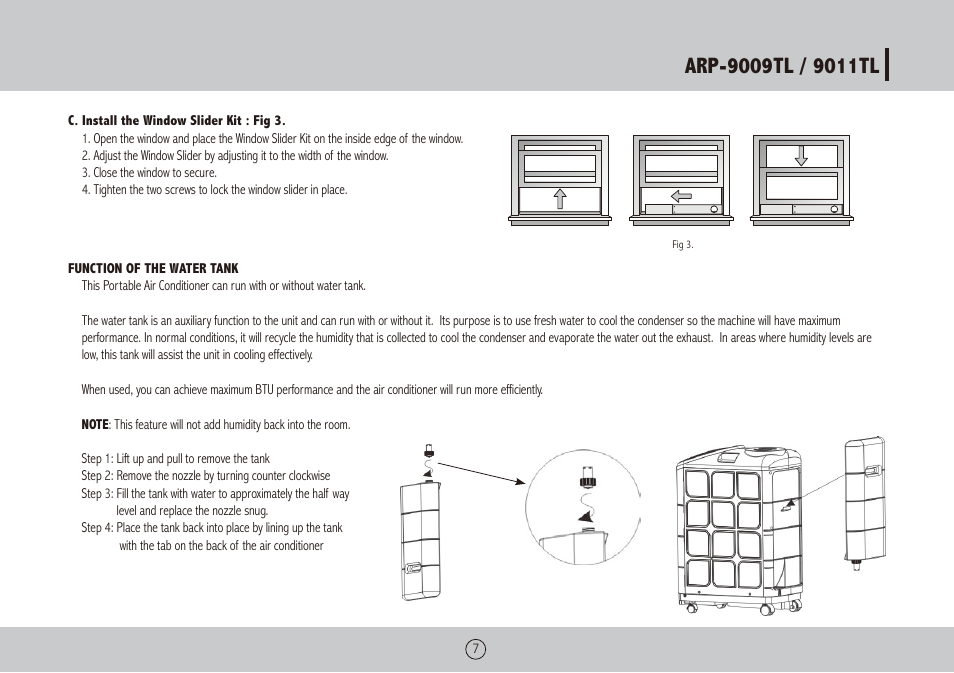 Royal Sovereign ARP-9009TL User Manual | Page 7 / 48