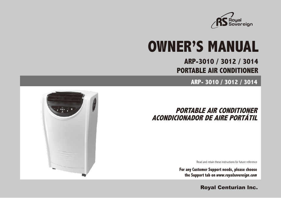 Royal Sovereign ARP-3010 User Manual | 32 pages