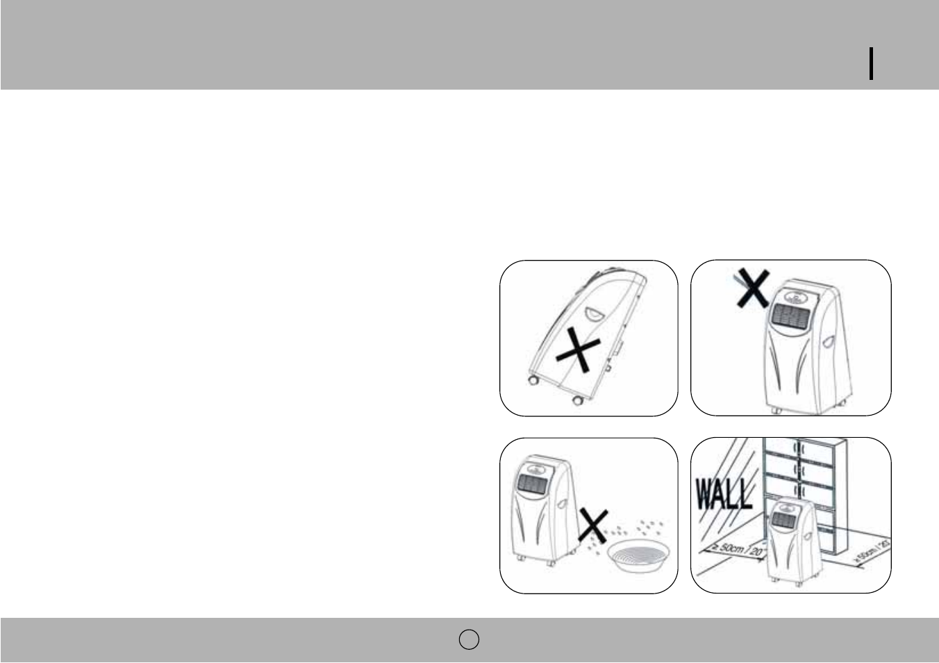 Antes de usar la unidad | Royal Sovereign ARP-900E User Manual | Page 19 / 32