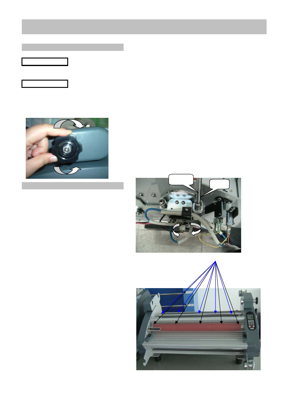 Adjustments | Royal Sovereign 451-8 24B/9L RSL-2702S User Manual | Page 15 / 37