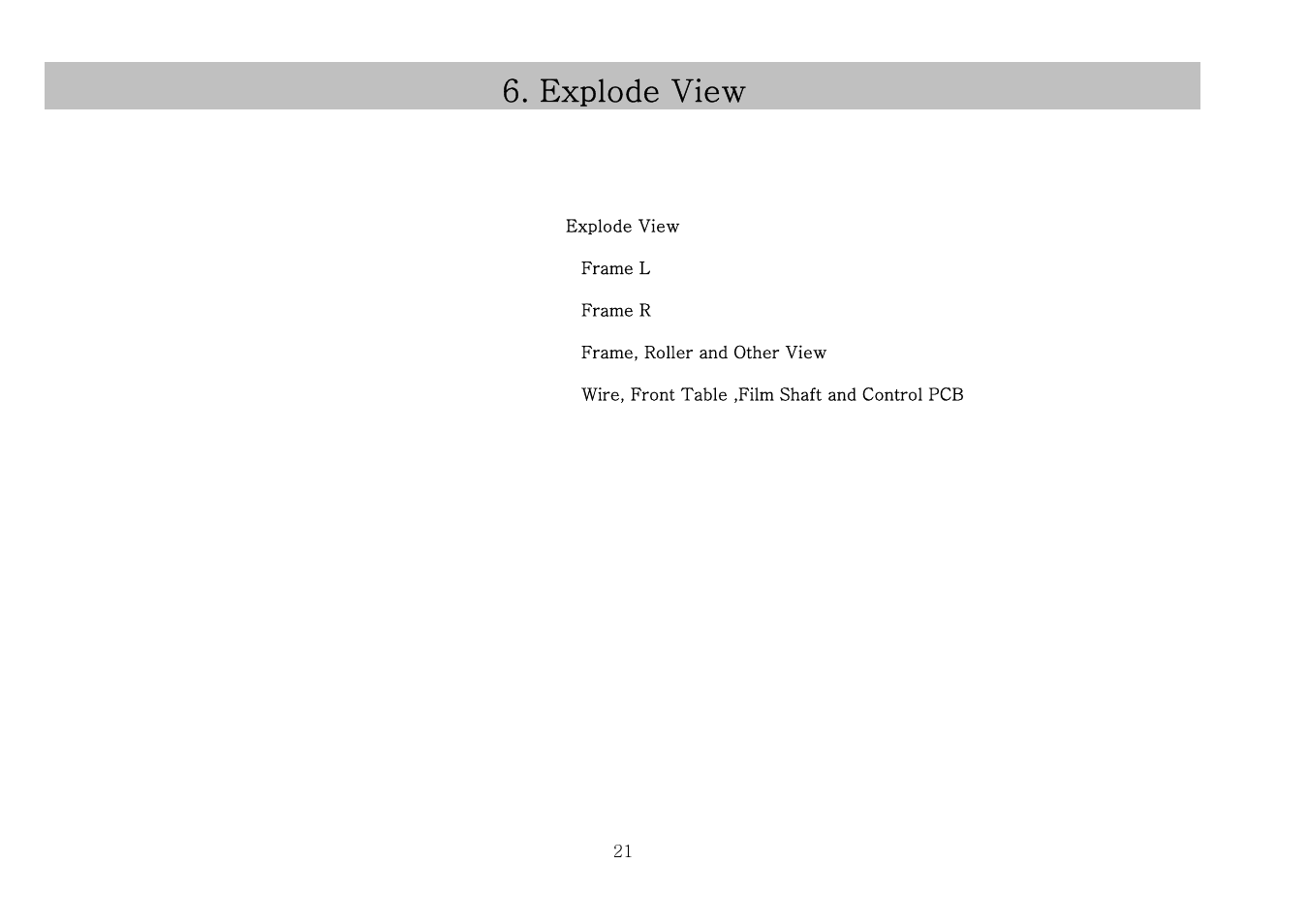 Explode view | Royal Sovereign 451-8 24B/9L RSL-2702S User Manual | Page 23 / 37