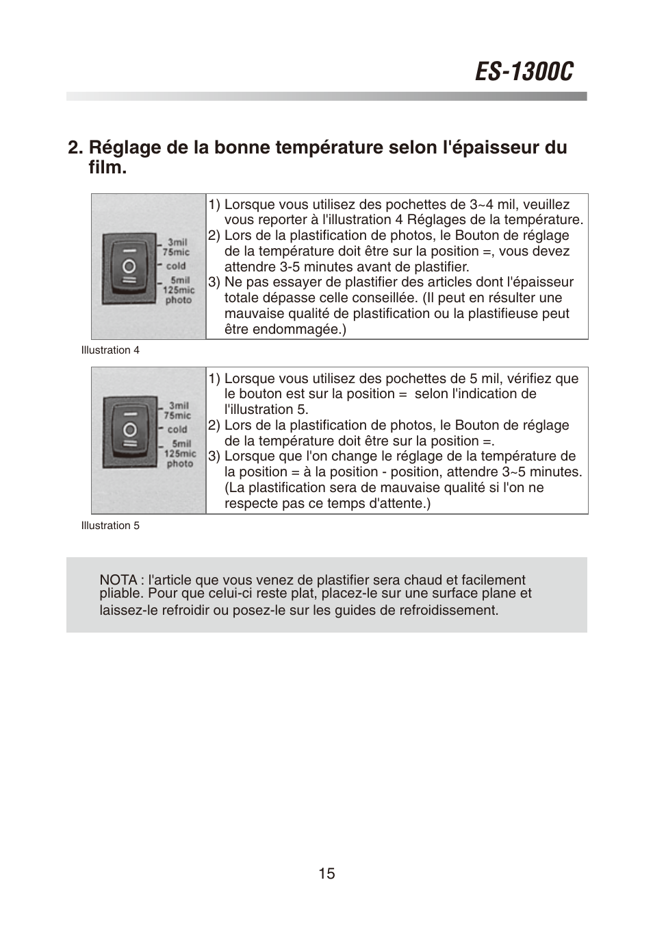 Es-1300c | Royal Sovereign ES-1300C User Manual | Page 15 / 36