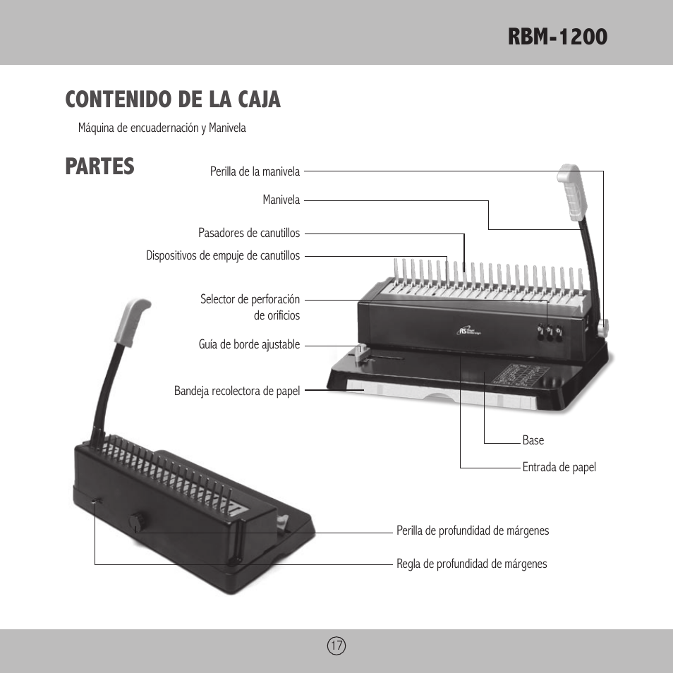 Royal Sovereign RBM-1200 User Manual | Page 17 / 36