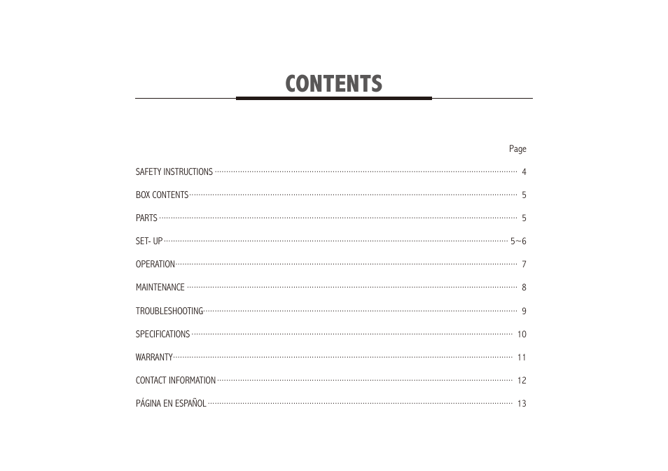 Royal Sovereign BDH-450 User Manual | Page 3 / 24