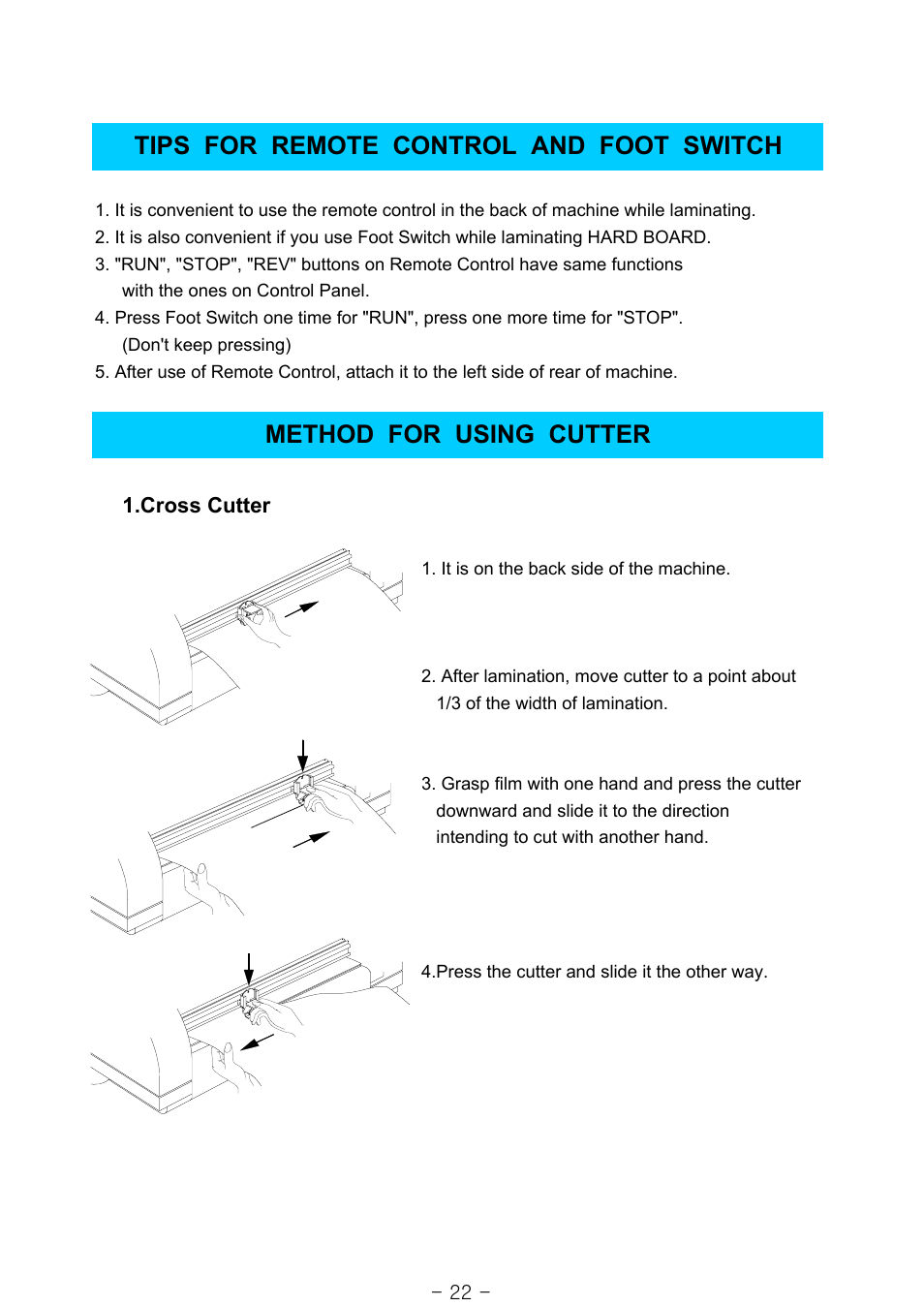Royal Sovereign RSS-1050 User Manual | Page 22 / 27