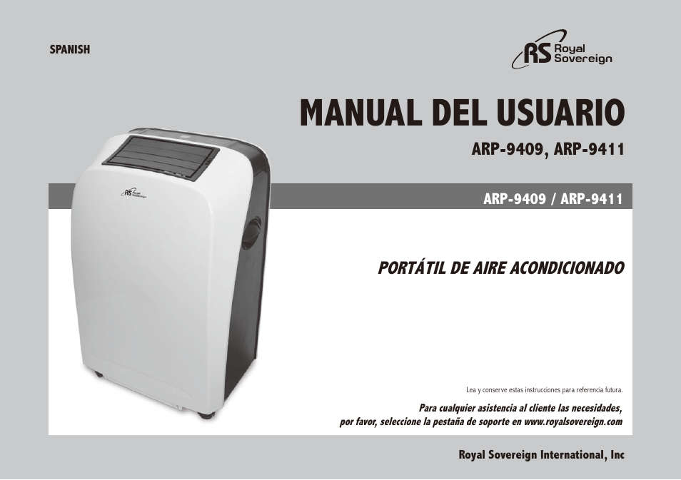 Manual del usuario | Royal Sovereign ARP-9411 User Manual | Page 17 / 32