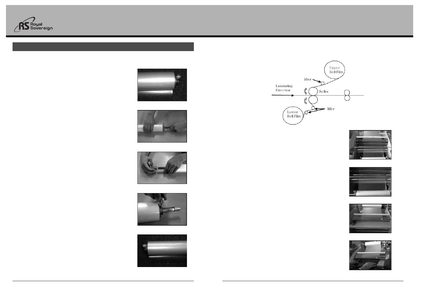 Rsh-380, Film loading & threading | Royal Sovereign RSH-380 User Manual | Page 4 / 7