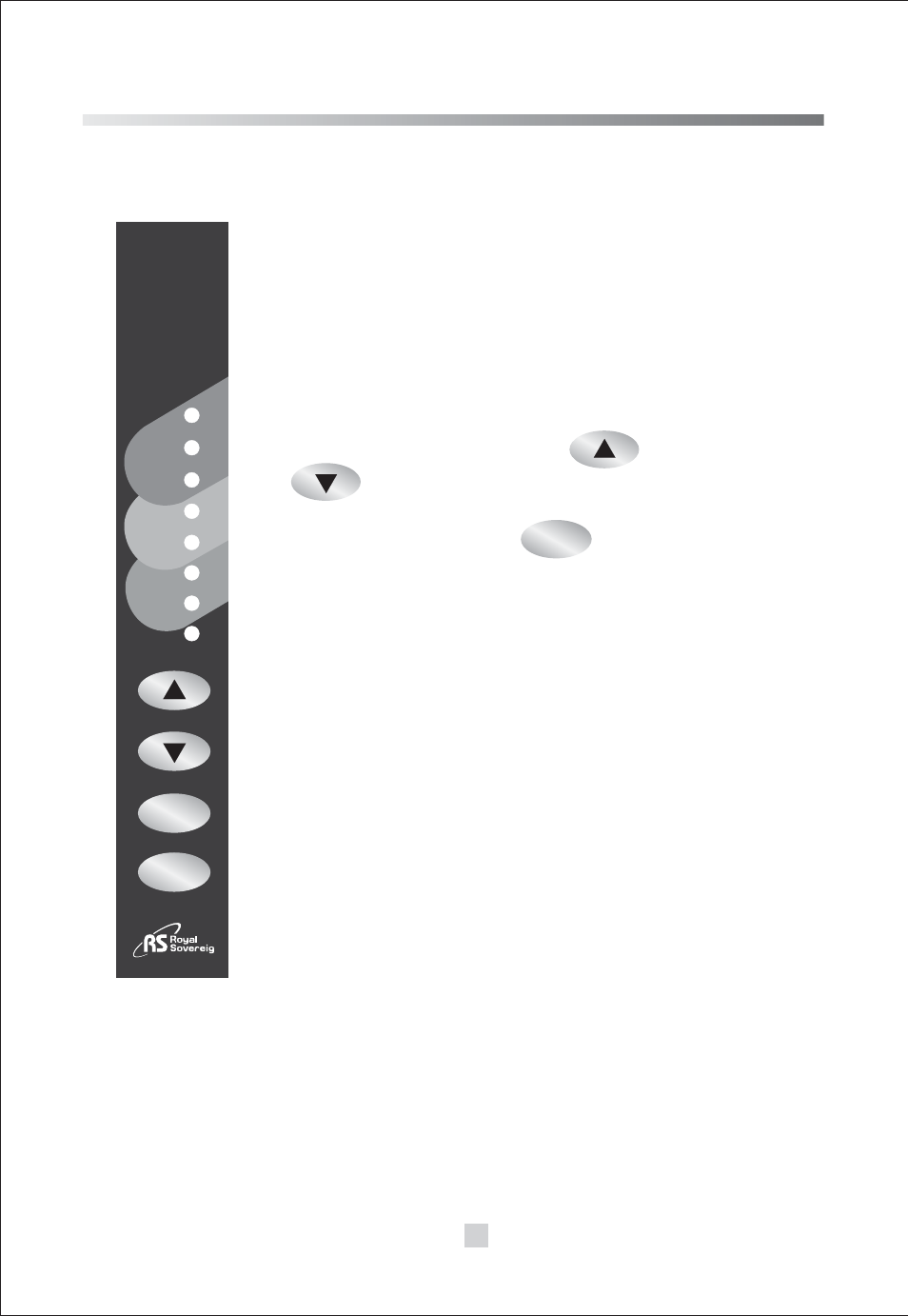 Nb-1900n, Instruction of buttons and led | Royal Sovereign NB-1900N User Manual | Page 6 / 14