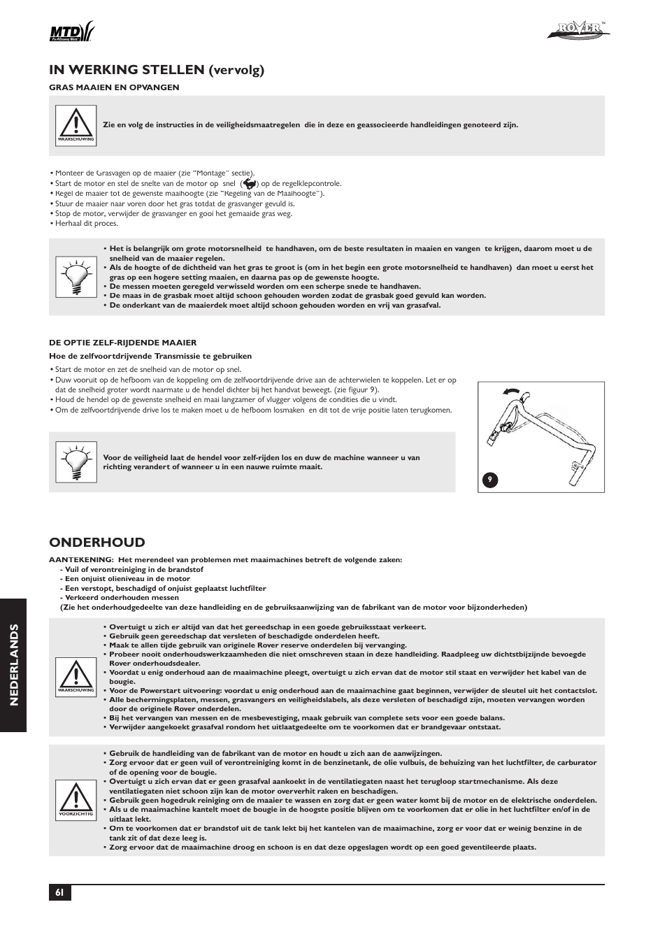 Onderhoud, Nederl ands | Rover 51  EU User Manual | Page 64 / 92