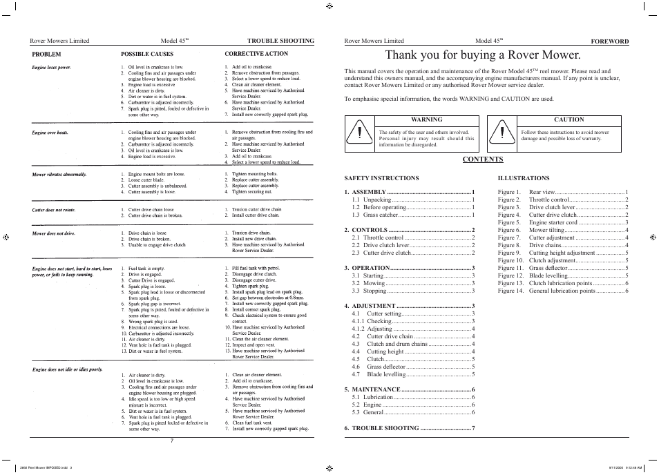 Rover 45048 User Manual | Page 2 / 12
