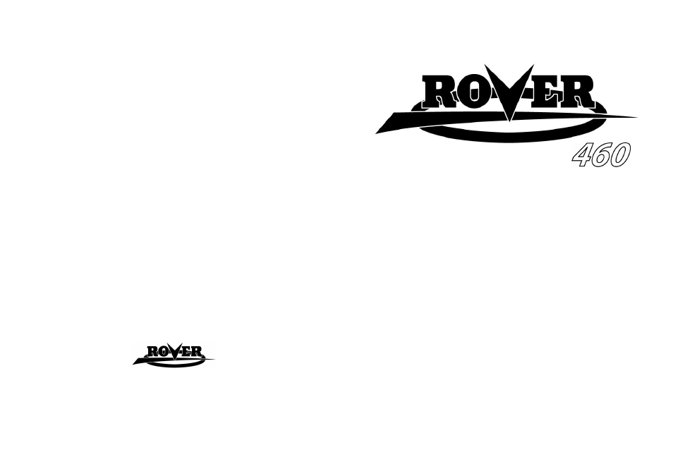 Rover 10024 User Manual | 8 pages