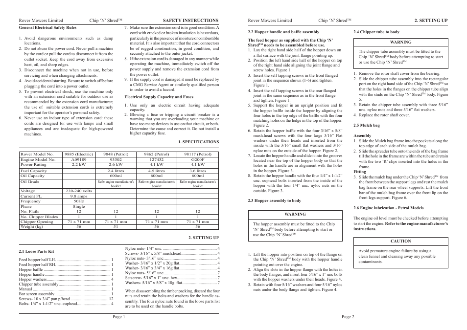 Rover 98117  EN User Manual | Page 6 / 12