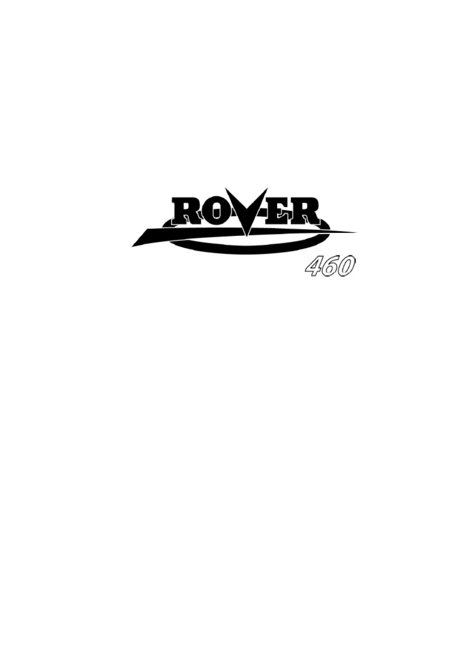 Rover 460 User Manual | 16 pages