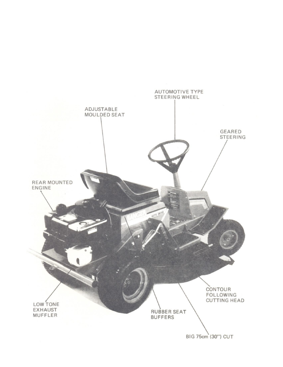 Safety features | Rover 5377 - 12HP User Manual | Page 3 / 28