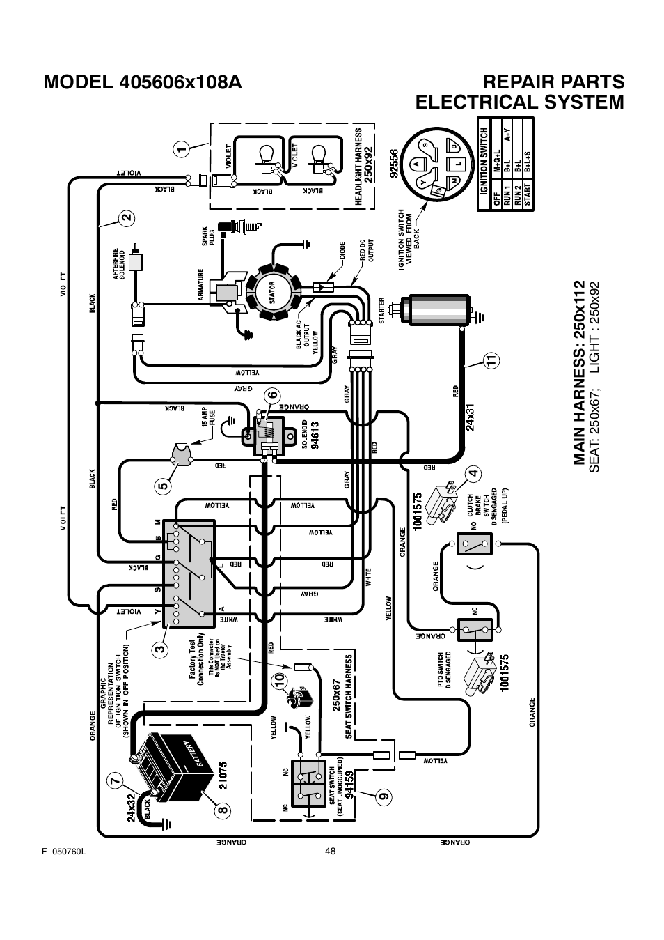 Electrical system | Rover Clipper 405606x108A User Manual | Page 48 / 52