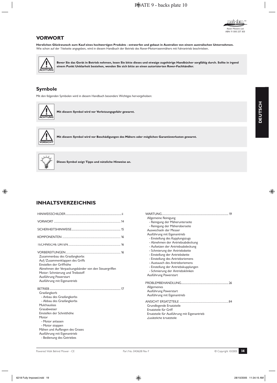 Rover 51 User Manual | Page 17 / 92