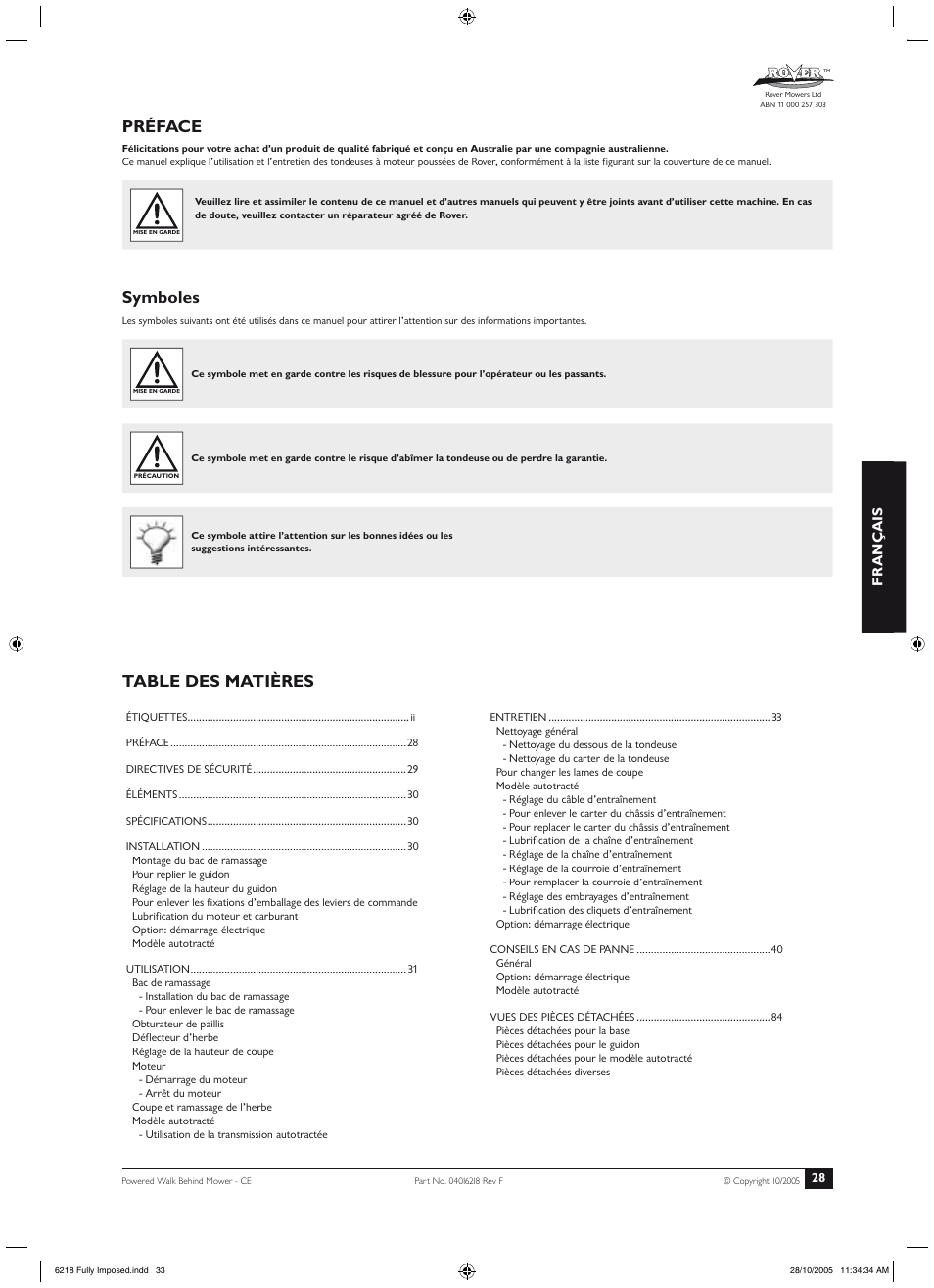 Rover 51 User Manual | Page 31 / 92