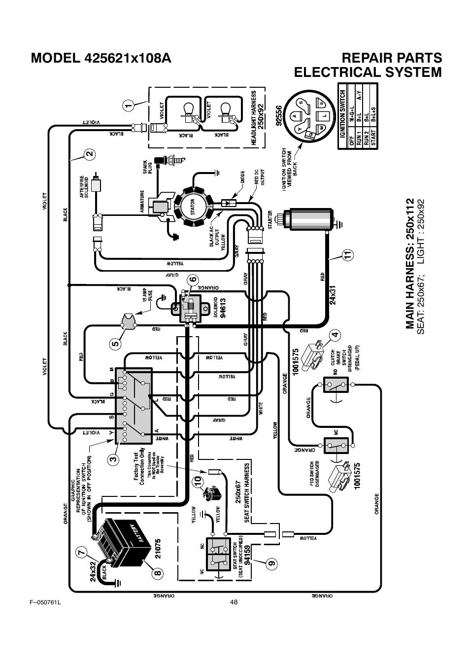 Electrical system | Rover 425621x108A User Manual | Page 48 / 52