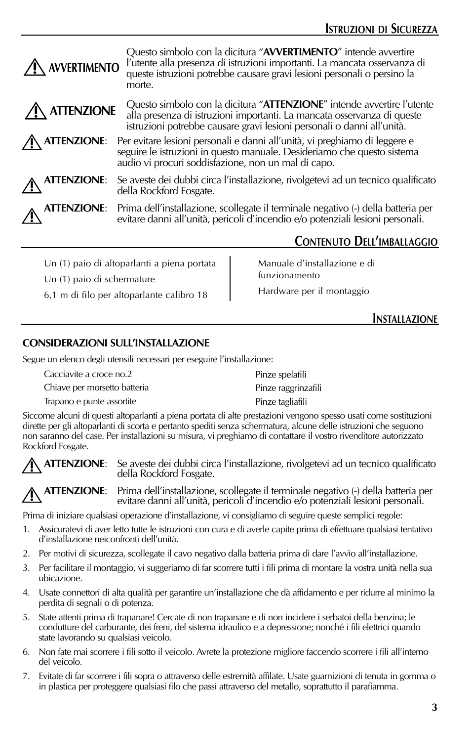 Rockford Fosgate FFC69 User Manual | Page 19 / 24