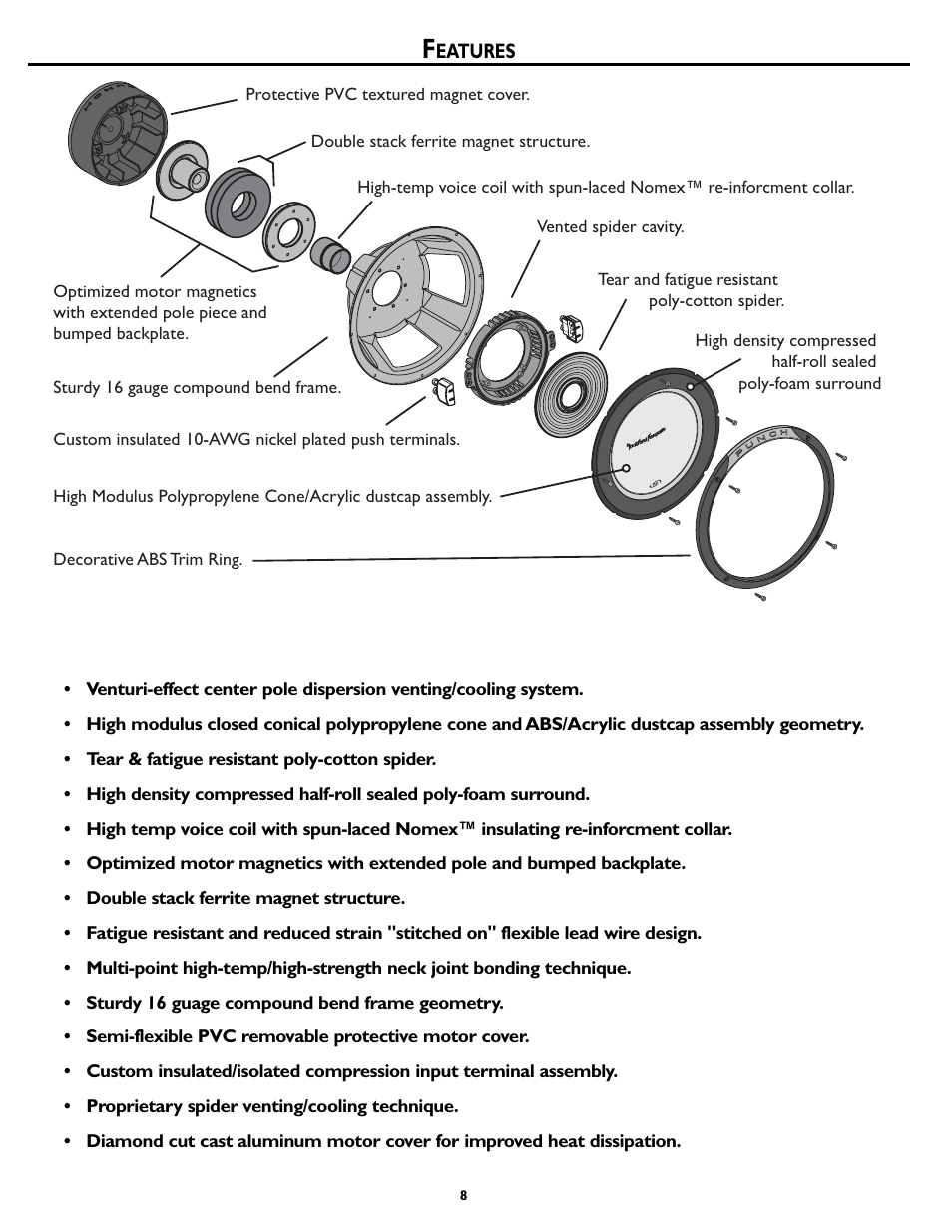 Rockford Fosgate PUNCH P2D412 User Manual | Page 8 / 8